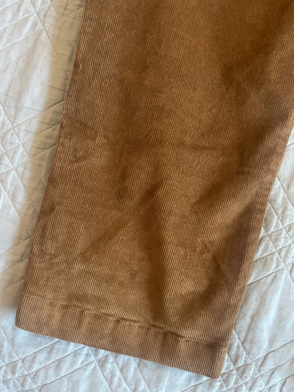 J. CREW Broken-in Straight pant in stretch‎ corduroy in Duckwood SZ 34 NWD CM717